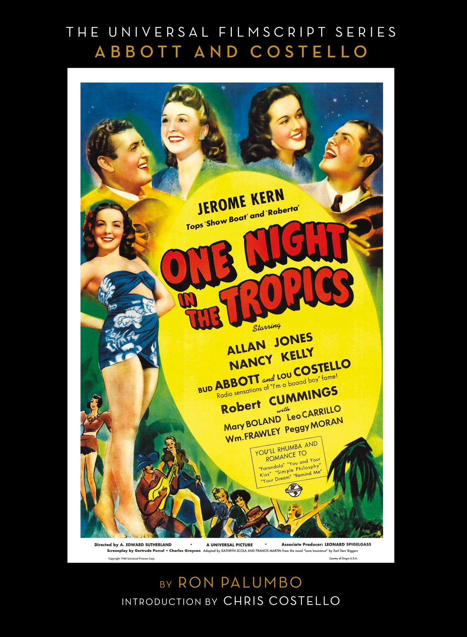 The Universal Film Script Series - Abbott and Costello - One Night in the Tropics (hardback)